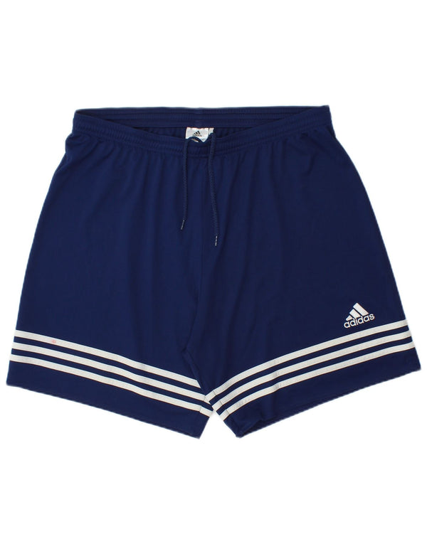 Adidas Mens Climalite Sport Shorts Grande Azul Marino Poliéster