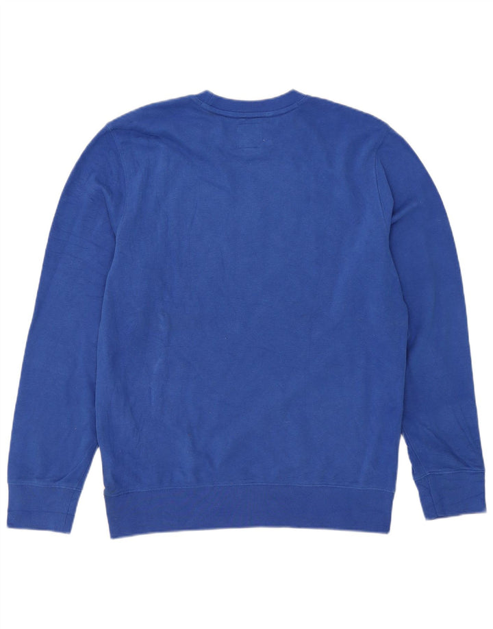 Gap Sudadera Gráfica para Mujer Jersey UK 44 Algodón Azul Medio
