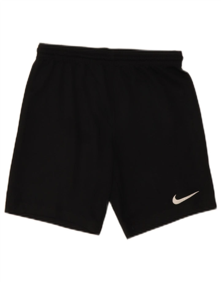 Nike Pantalones cortos deportivos Dri Fit para niños 10-11 años Mediano Negro Poliéster