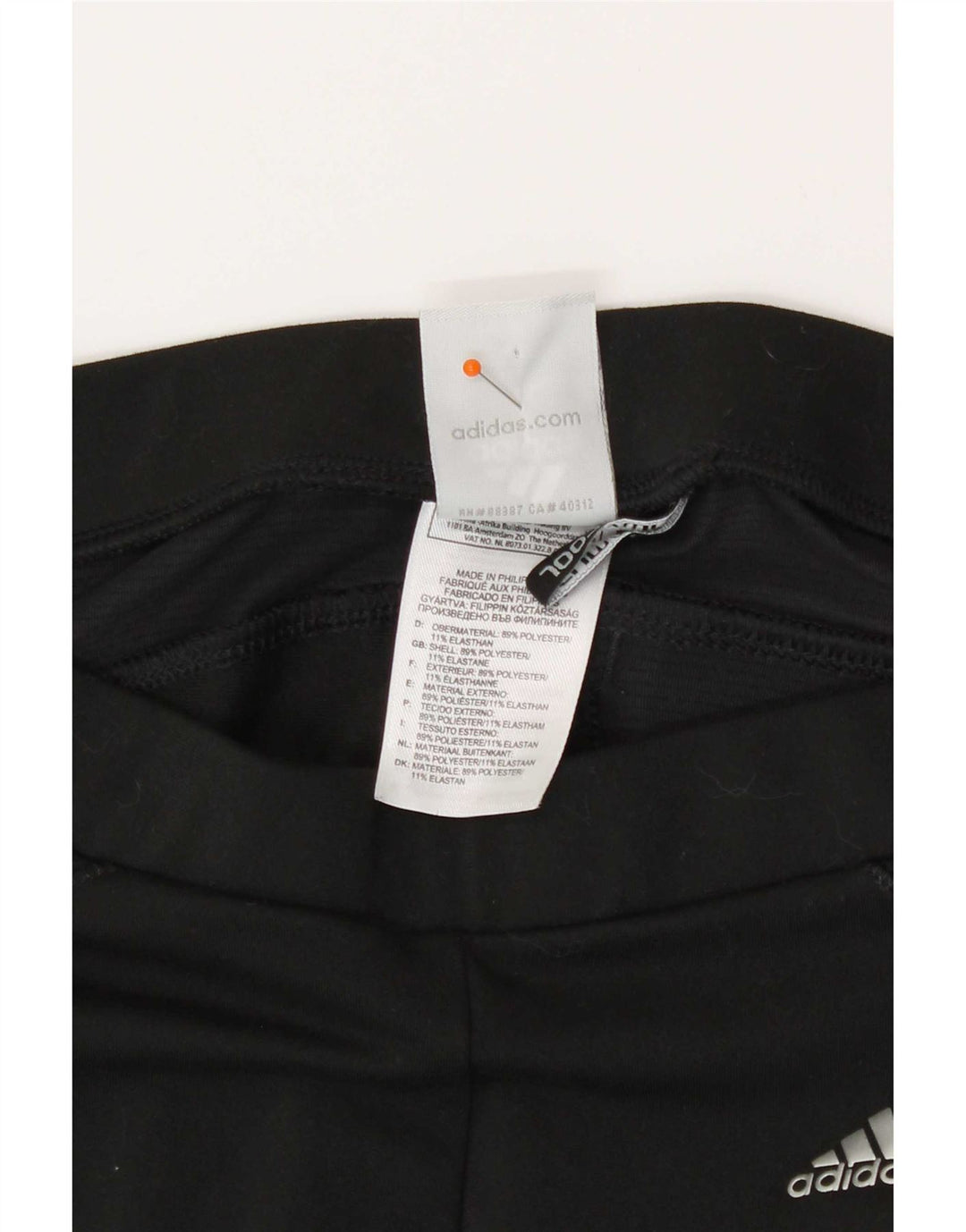 Adidas Climacool Capri Leggings para mujer UK 12 Mediano Negro Poliéster