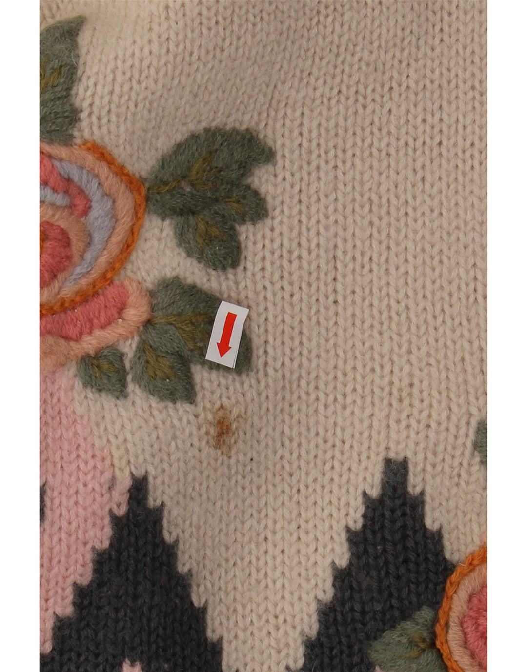 VINTAGE Mujer Longline Turtle Neck Jumper Suéter Reino Unido 16 Rosa Grande