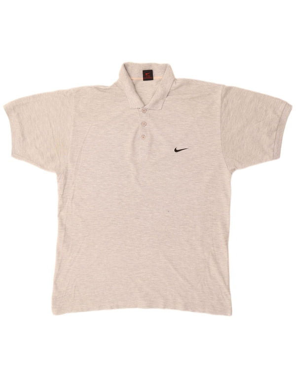 Nike Polo para hombre UK 42/44 Grande Gris Algodón