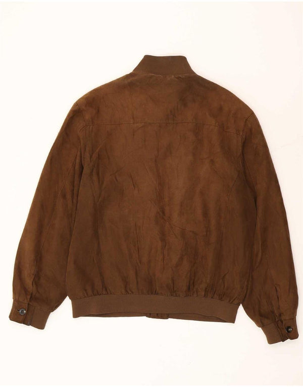 Navigare Chaqueta bomber para hombre ES 42 XL Marrón Poliéster