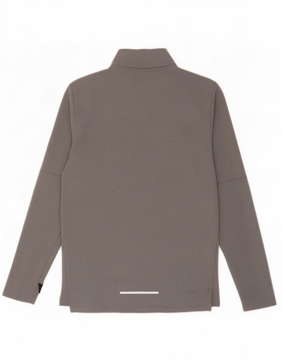 Nike Dri Fit - Chándal con cremallera y cuello para hombre, poliéster gris medio