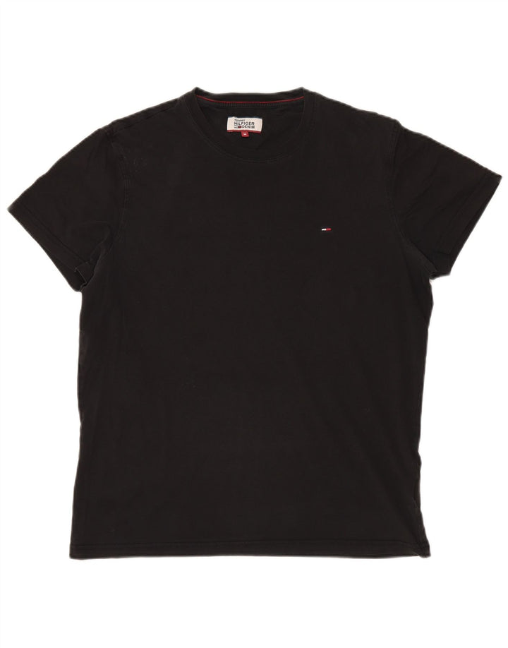 TOMMY HILFIGER Camiseta para hombre Top Medium Black Cotton
