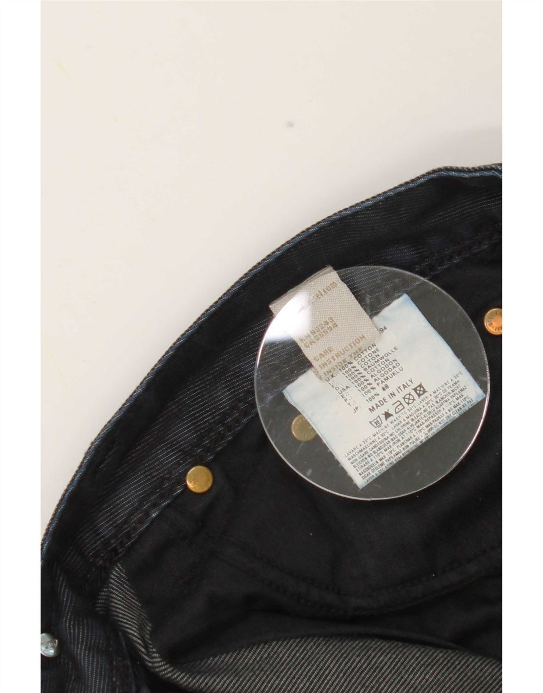 Diesel Vaqueros ajustados para hombre W32 L33 Algodón azul marino