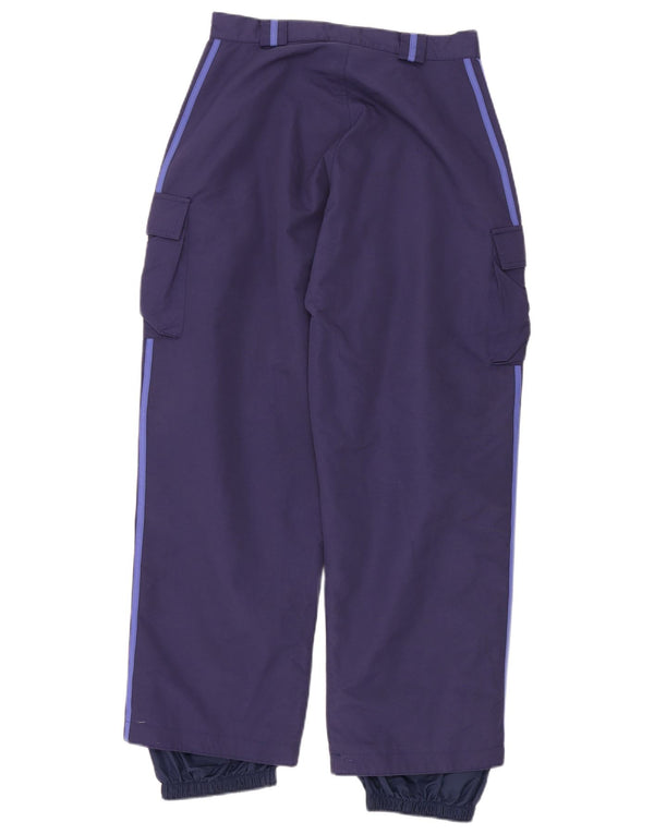 Adidas - Pantalones de esquí para hombre con gráfico cargo, talla 34/36, talla pequeña, color azul marino, poliamida