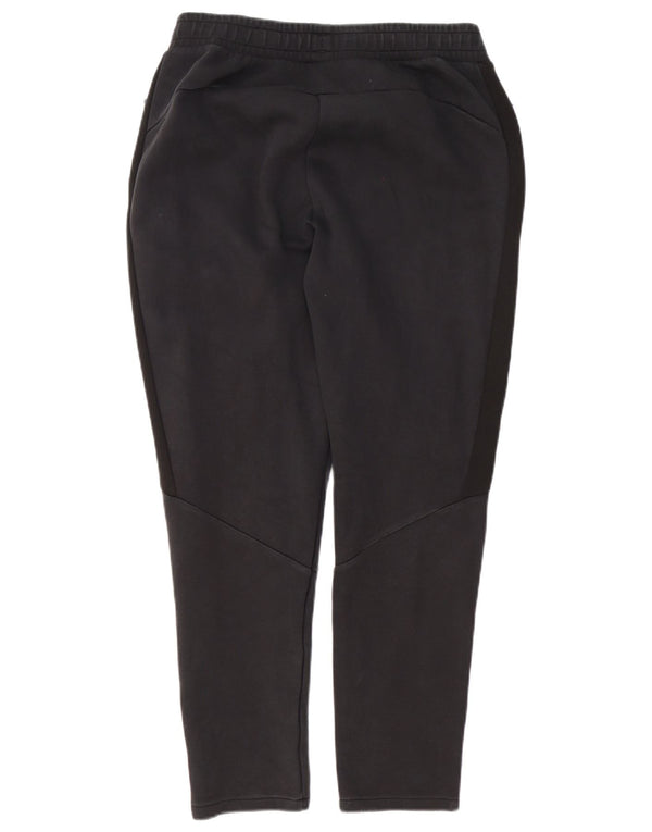 Puma - Pantalón de chándal para hombre, talla grande, algodón negro