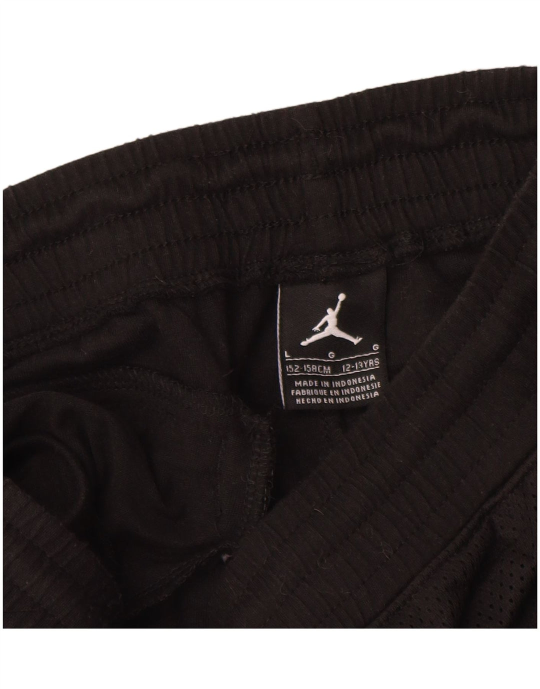 Jordan Pantalones de chándal para niño Joggers 12-13 años Grande Negro Poliéster