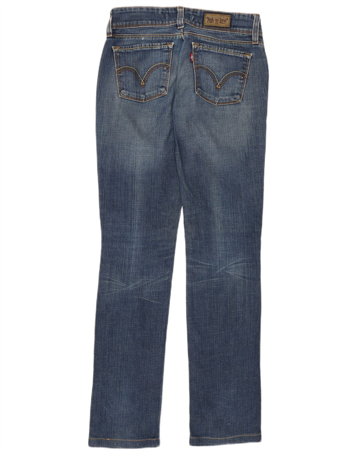 Levi's Mujer 571 Slim Jeans W27 L31 Algodón Azul