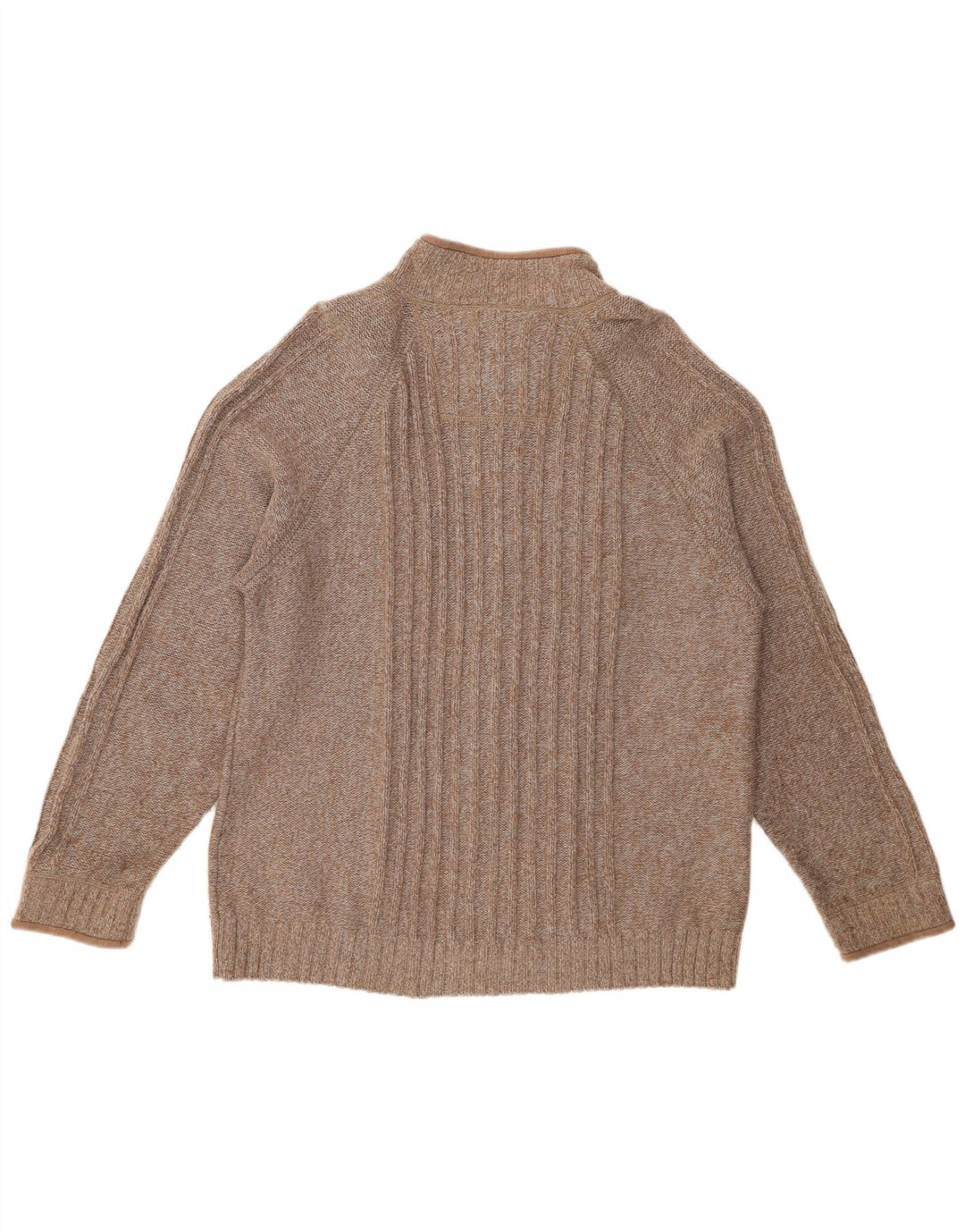 Marks & Spencer Suéter tipo cárdigan para hombre XL Lana marrón