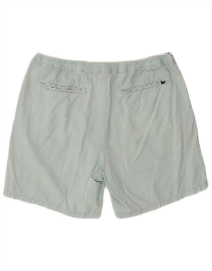 Hurley Pantalones cortos chinos para hombre grande W36 algodón azul
