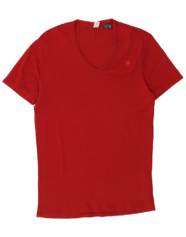 G-Star - Camiseta para hombre, talla grande, color rojo, algodón
