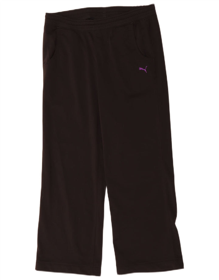 Puma Pantalones de chándal para mujer UK 12 Medium Negro Poliéster