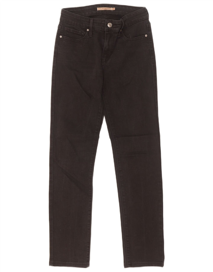 Vaqueros Levi's 712 Slim para mujer W25 L29 Negro