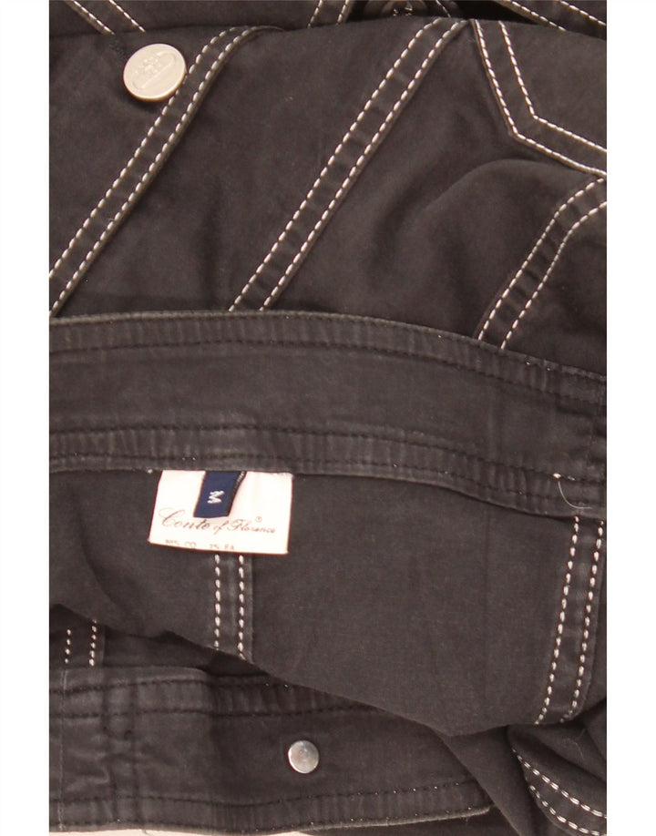 Conte of Florence Chaqueta utilitaria para mujer Reino Unido 12 Mediana Algodón negro