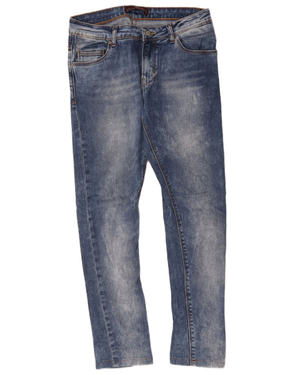 Zara Mens Slim Jeans EU 38 Small W30 L29 Algodón Azul