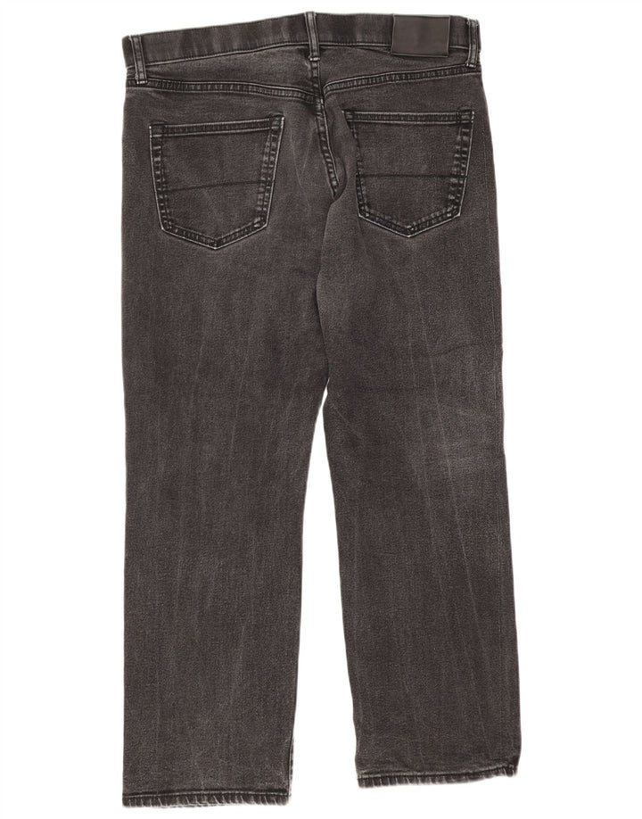 Marks & Spencer Vaqueros rectos para hombre W34 L29 Algodón negro