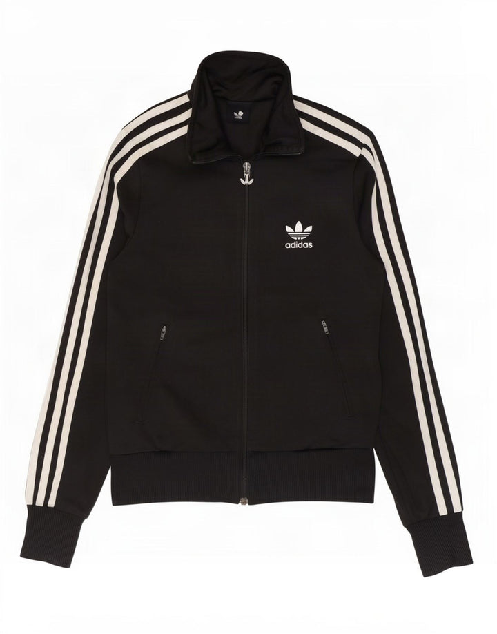 Adidas Chaqueta de chándal gráfica para mujer EU 34 XS Poliéster negro