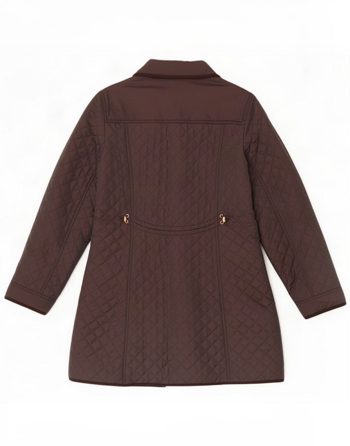Chaqueta acolchada Hobbs para mujer UK 42 Nylon marrón medio