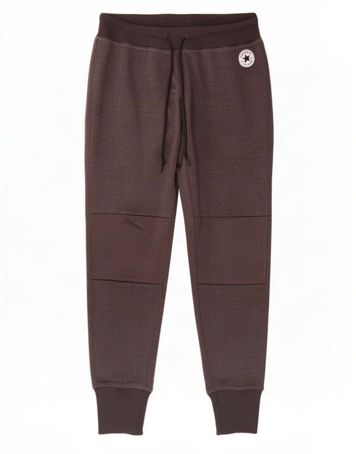 Converse Mujer Chándal Pantalones Joggers UK 10 Pequeño Gris Poliéster