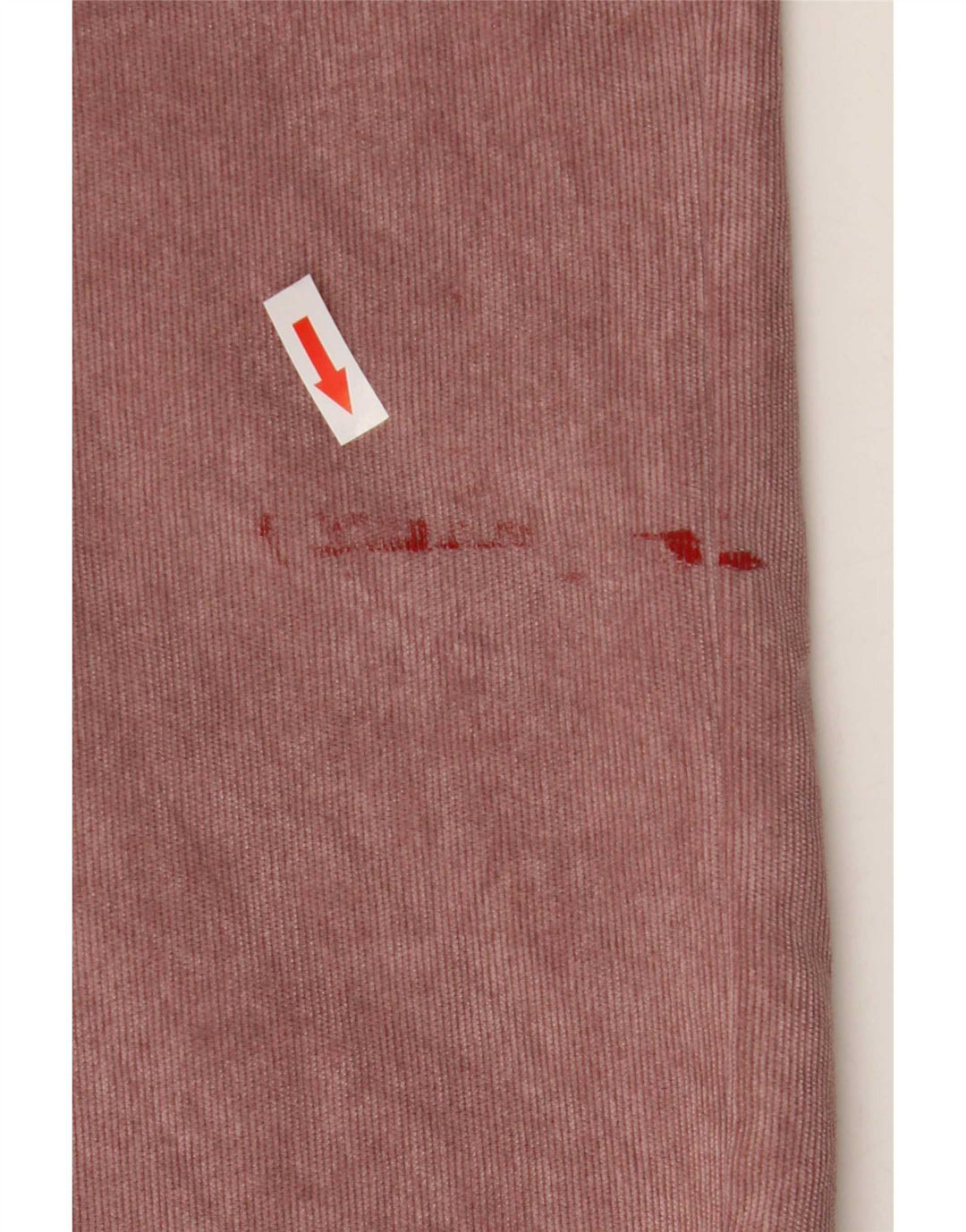 Zara Hombre Camisa Holgada De Pana Poliéster Rosa Medio