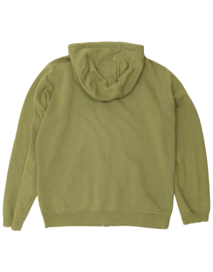 Nike - Sudadera con capucha y cremallera para hombre, algodón caqui mediano