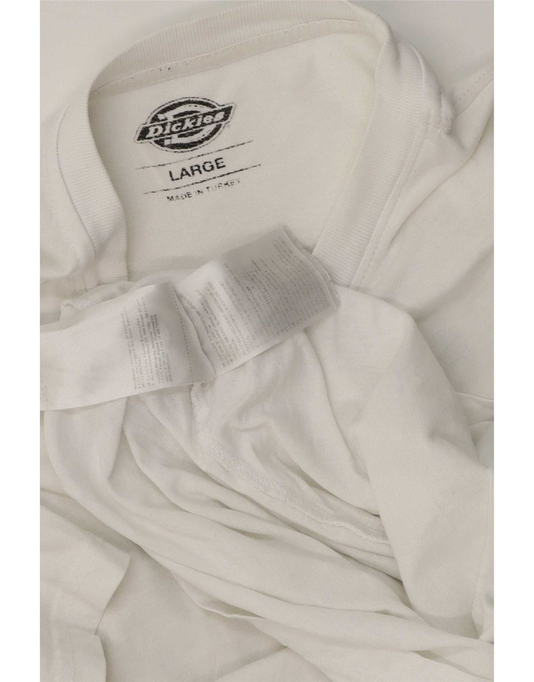 Dickies - Camiseta gráfica para hombre, talla grande, algodón blanco