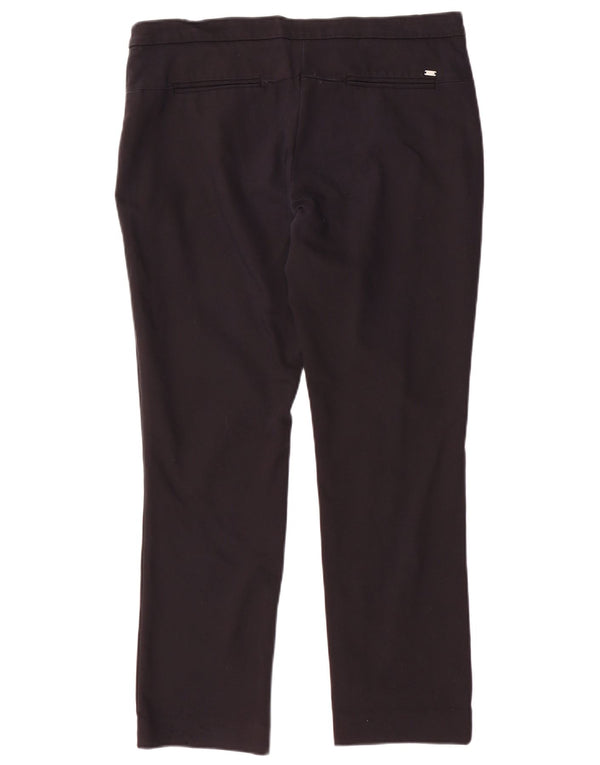 Tommy Hilfiger Pantalones chinos delgados para mujer US 10 Large W34 L28 Nylon negro