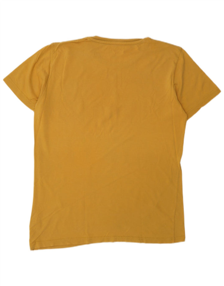 ALPHA INDUSTRIES Camiseta gráfica para hombre Top Algodón amarillo medio