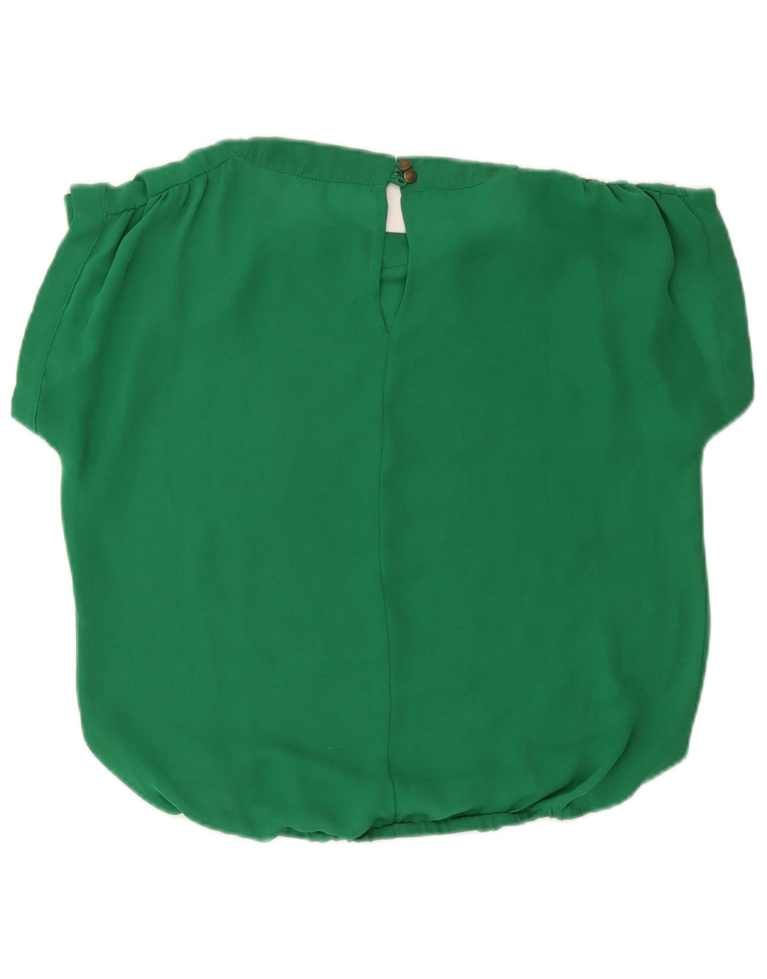 Zara Mujer Blusa Extragrande Top UK 10 Small Verde