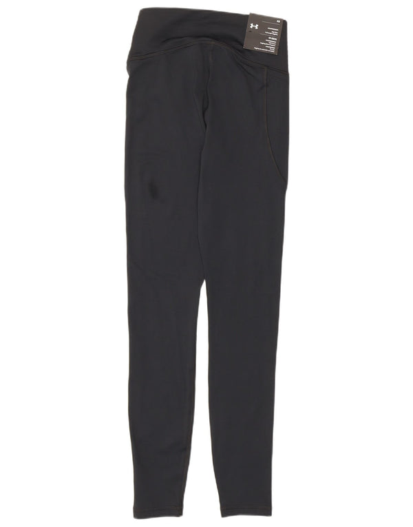Under Armour Leggings de cintura alta para mujer UK 4 XS Poliéster negro