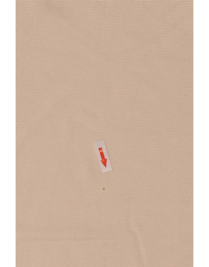 Zara Hombre Top Manga Larga Medio Off White Algodón