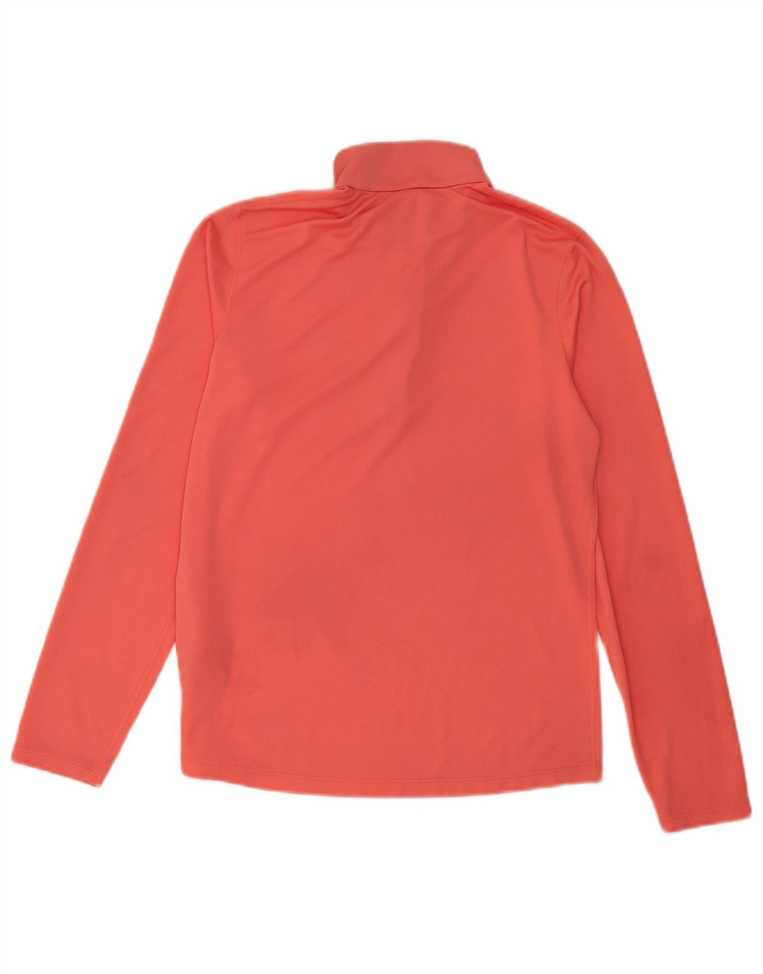 Asics Top de chándal con cremallera y cuello para mujer UK 14 Poliéster rosa medio