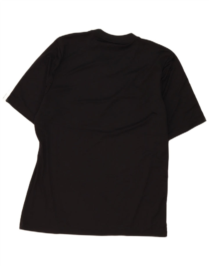 Adidas Mens Climalite Camiseta Top Grande Negro Poliéster