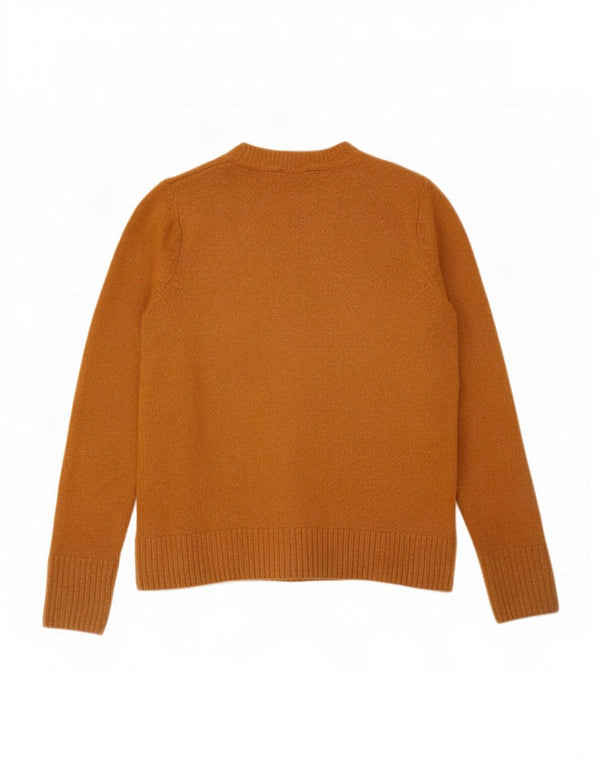Warehouse Suéter tipo jersey con cuello redondo para mujer UK 40 Acrílico marrón medio