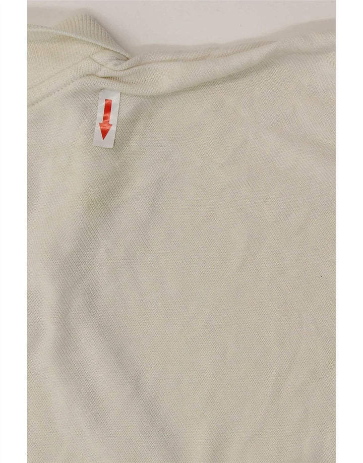 Zara Polo Hombre Blanco Mediano
