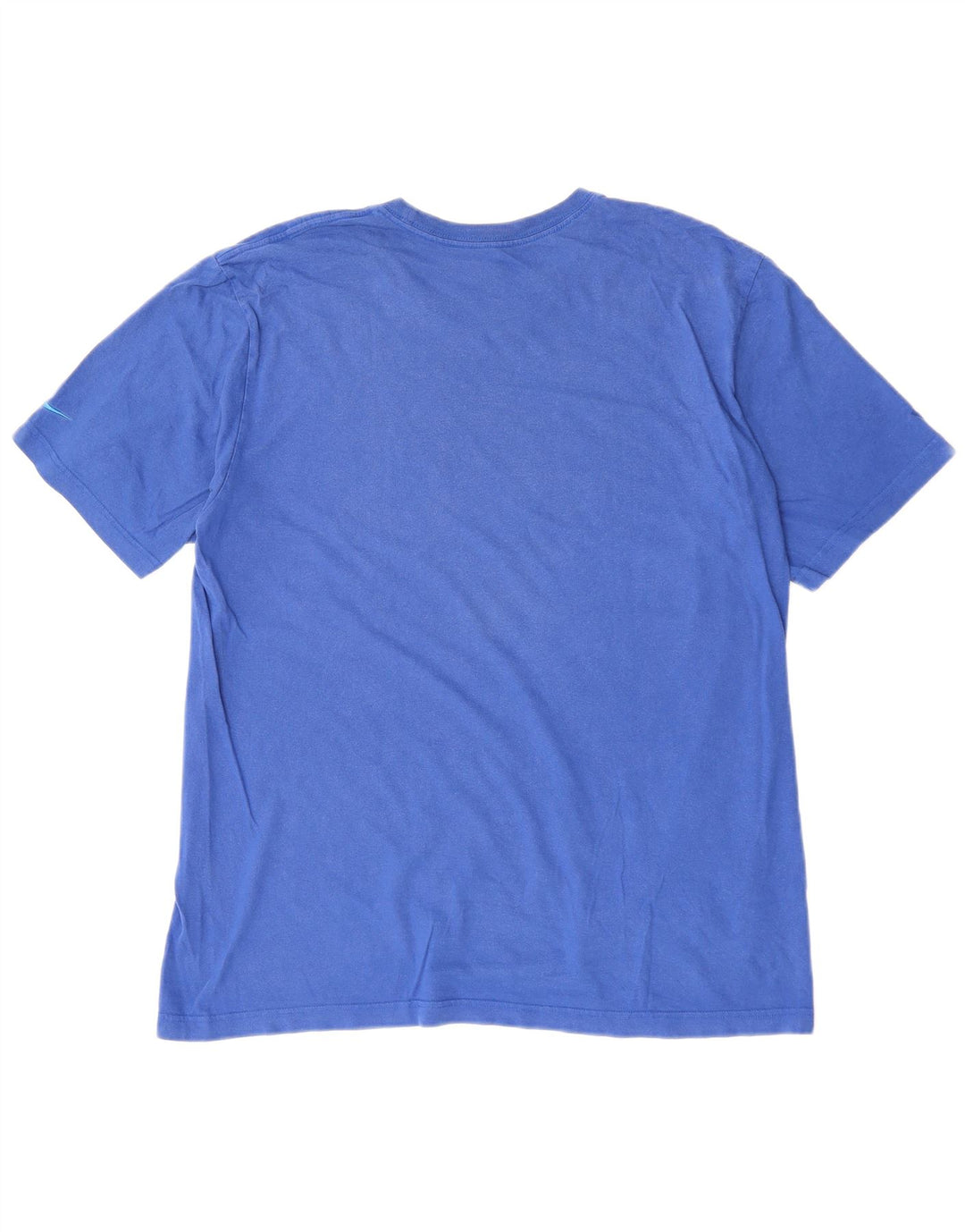 NIKE Camiseta gráfica para hombre Top XL Algodón azul