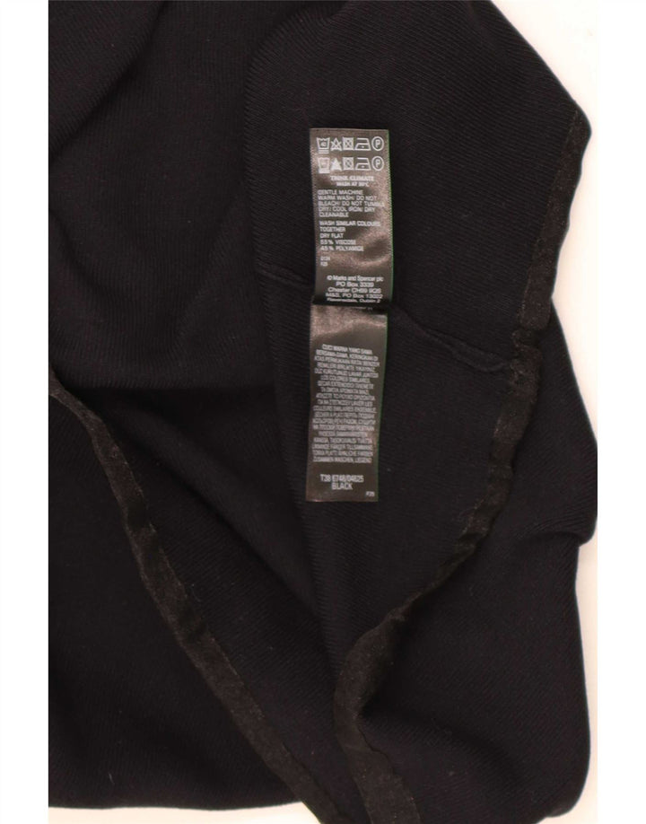 Marks & Spencer - Camiseta sin mangas para mujer, talla 40, talla mediana, viscosa negra