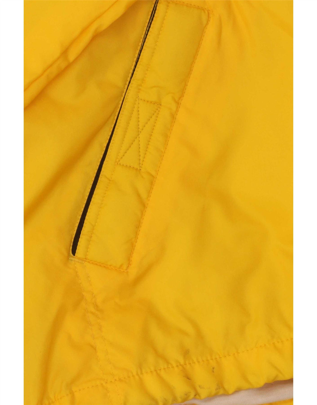 Brugi Chaqueta impermeable con capucha para hombre UK 40 Large Poliamida amarilla