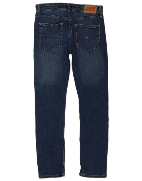 Tommy Hilfiger Vaqueros ajustados para niños 11-12 años W28 L26 Algodón azul