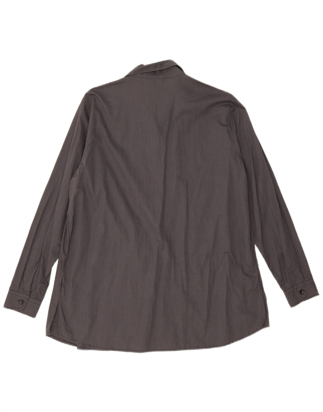 Benetton Camisa Extragrande Mujer ES 40 Pequeña Algodón Gris