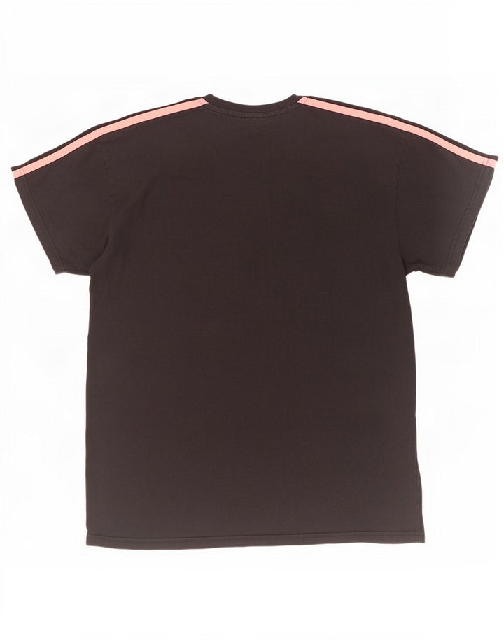 Ellesse Camiseta extragrande para mujer UK 10 Small Black Cotton