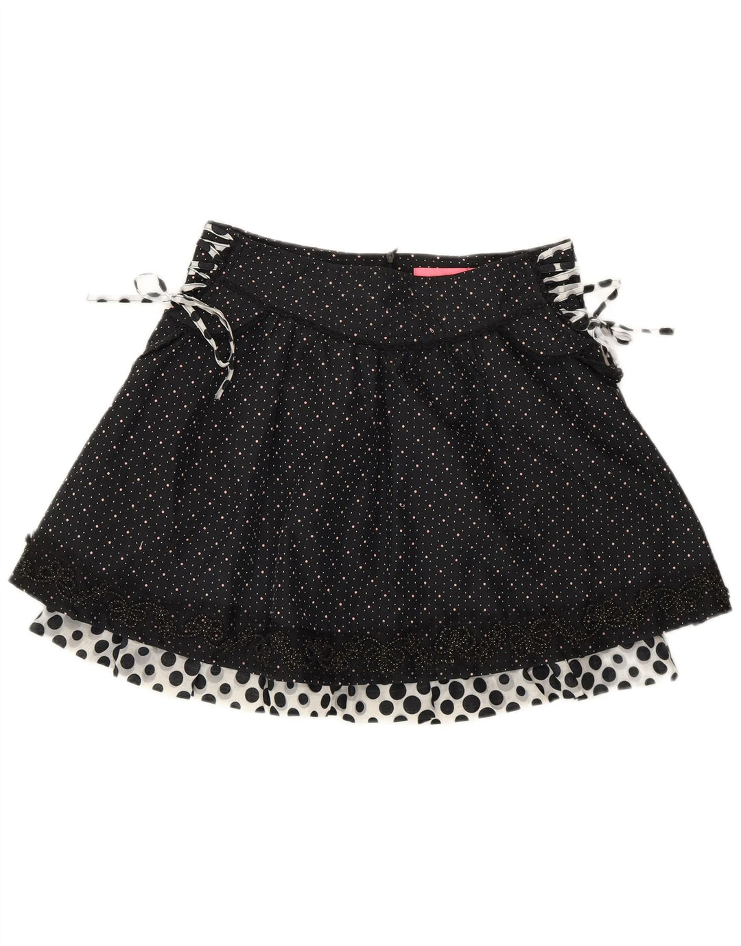 A.YILIAN Minifalda para Mujer Grande W30 Negro Manchado