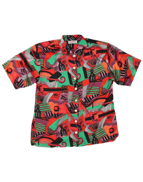 Renato Balestra Camisa para mujer Reino Unido 40 Grande Multicolor Geométrico