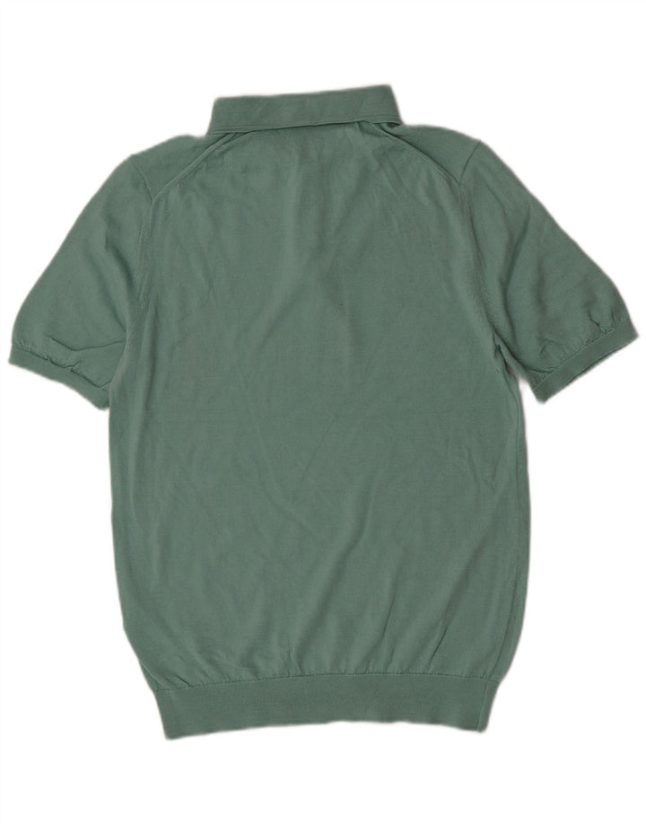 Polo Reiss De Lana Verde Medio Hombre