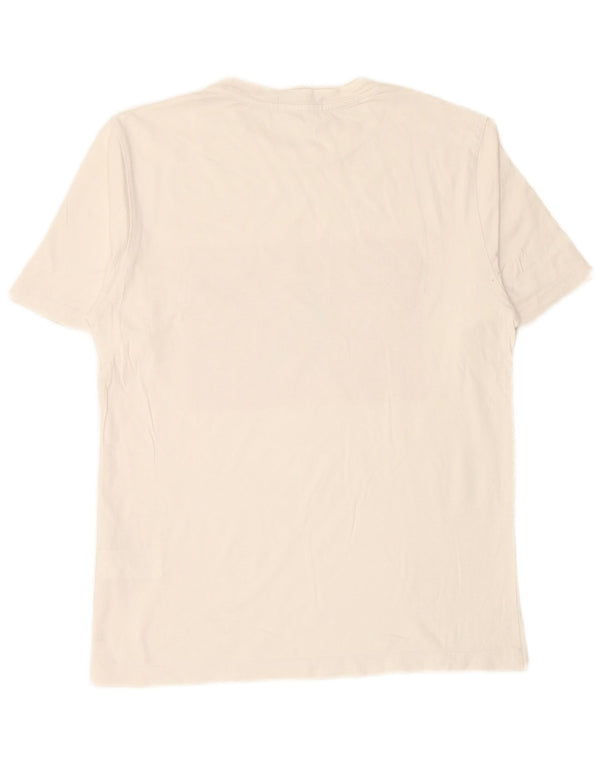 CALVIN KLEIN JEANS Camiseta estampada de ajuste regular para hombre Top mediano blanco