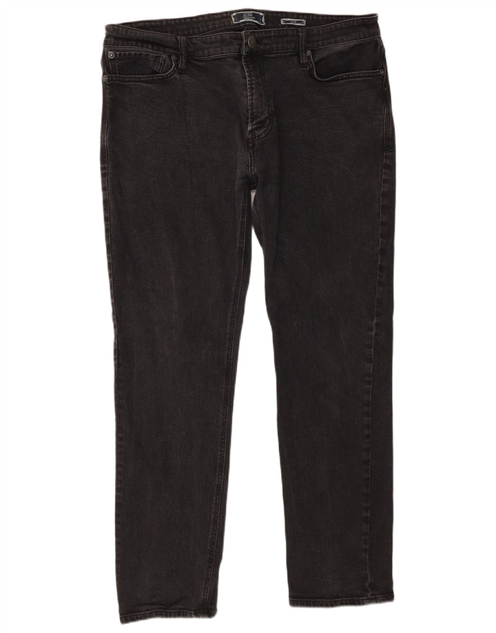 Vaqueros ajustados para hombre Fat Face W38 L30 Algodón negro