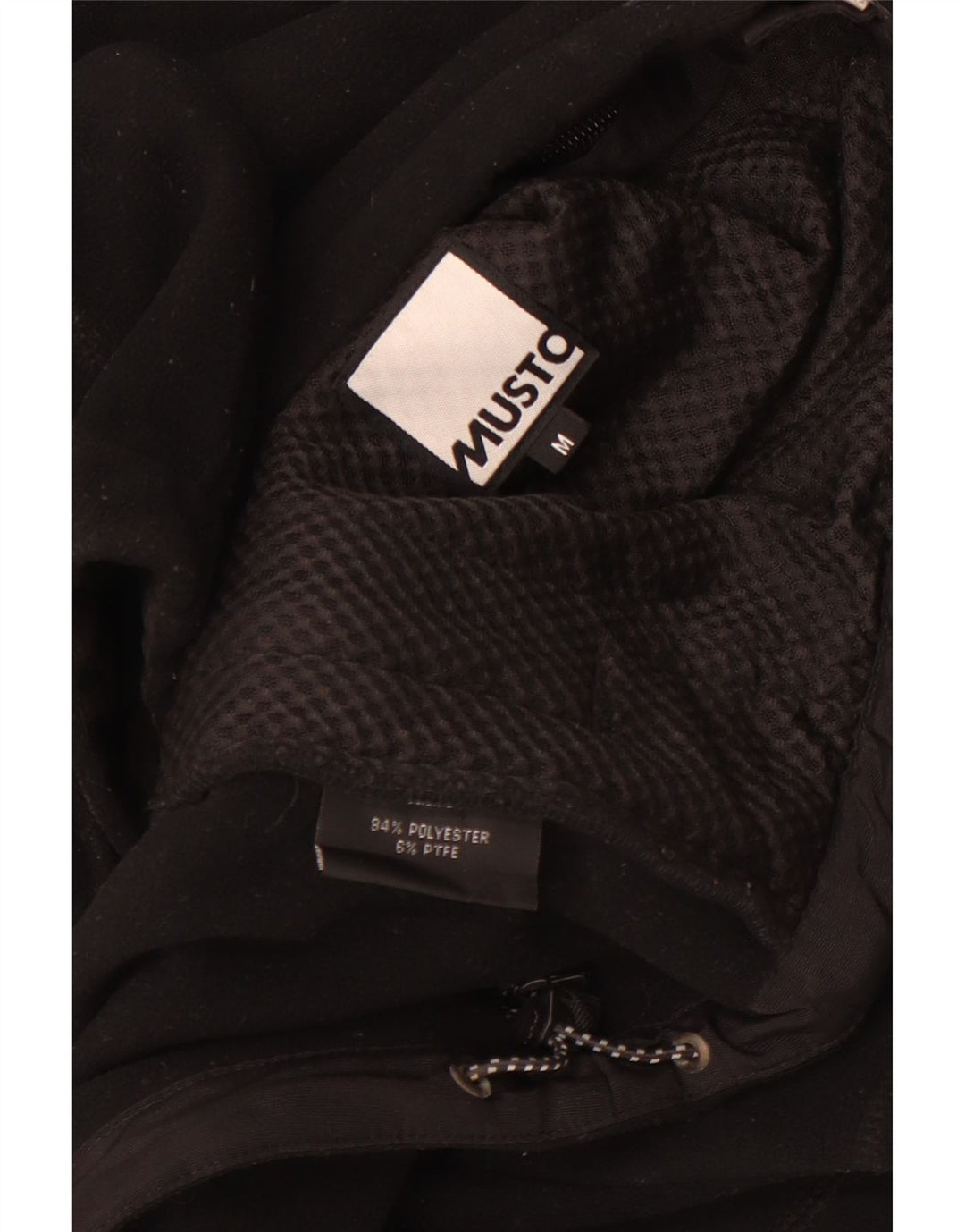 Musto Chaqueta polar para hombre UK 38 Mediana Poliéster negro