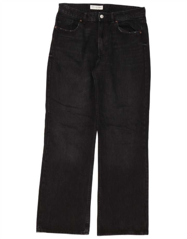 Zara Mens Bootcut Jeans EU 42 Grande W32 L33 Negro